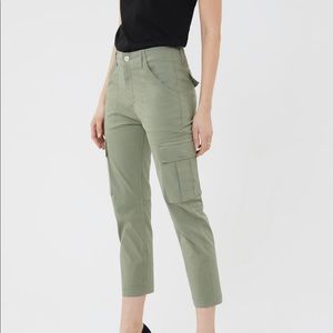 3x1 Alana Cargo Pant, Soft Green
